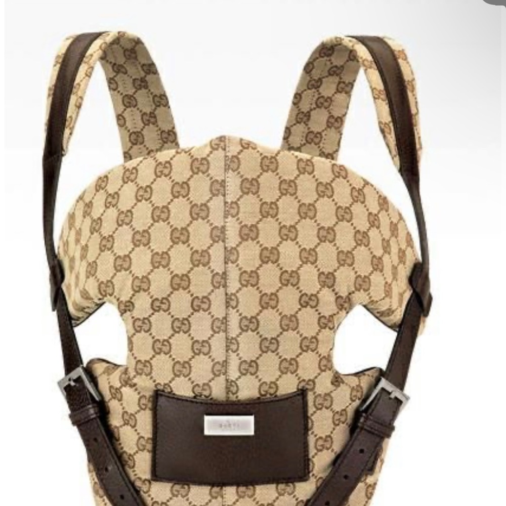 Authentic Gucci monogram baby carrier